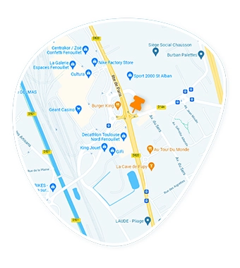 Carte : Localisation de la boutique Tendance Piscine & Jardin